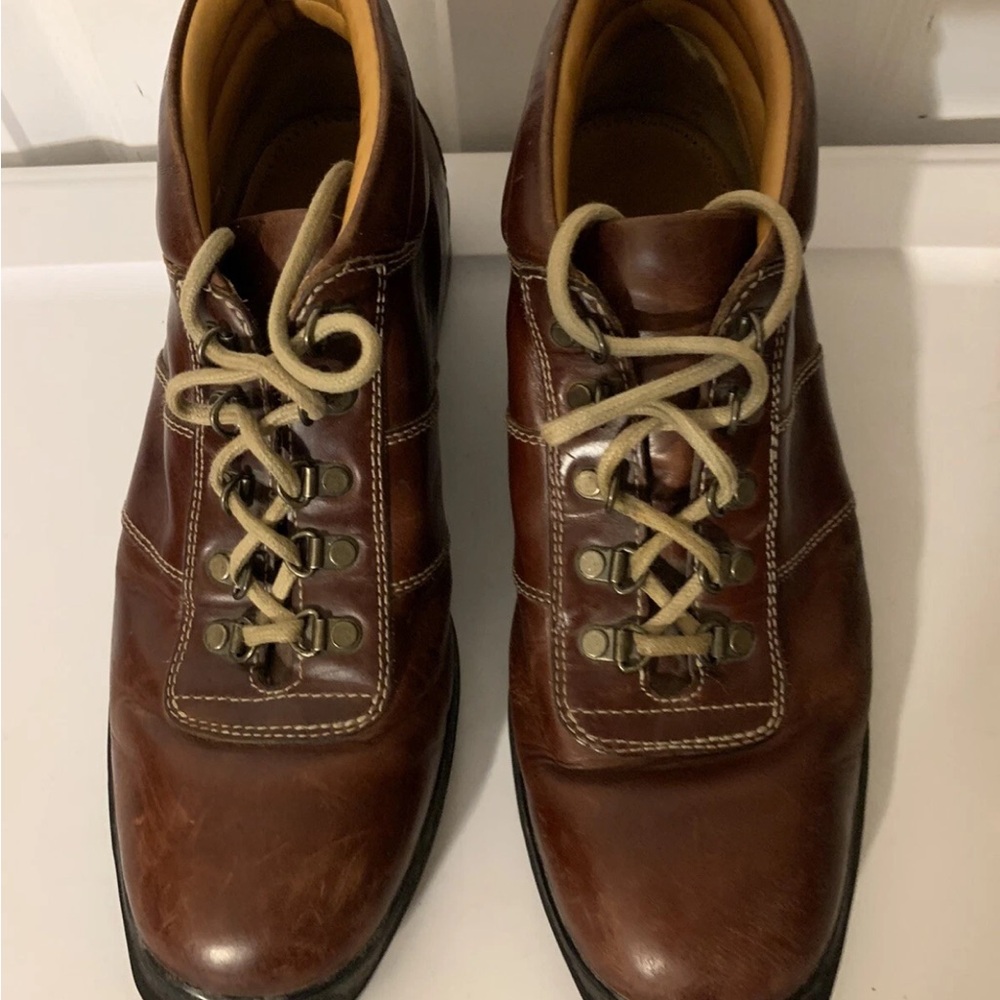 Cole haan Men's sz 9M Brown Leather Hiking Shoes‎ boots